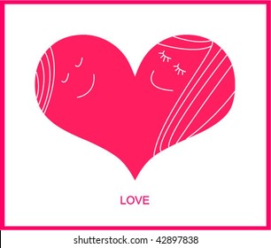 love card with heart