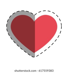 love card with heart 