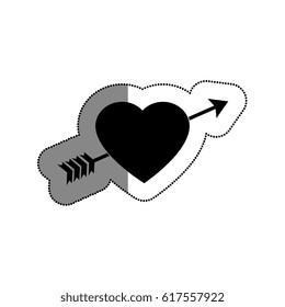 love card with hearts