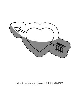 love card with hearts