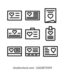 love card icon or logo isolated sign symbol vector illustration - high quality black style vector icons