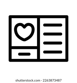 love card icon or logo isolated sign symbol vector illustration - high quality black style vector icons