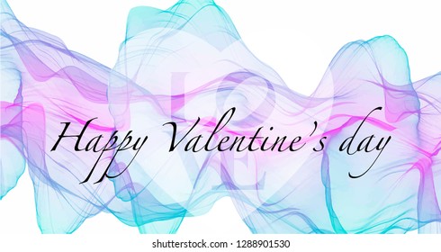 Love card. Valentine's day vector design. Modern romantic element. Emotional art