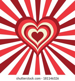 Love card. Vector. Illustration.