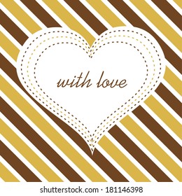 Love card. Vector. Illustration.
