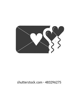 love card with wedding icon vector illustration design