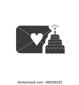 love card with wedding icon vector illustration design