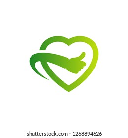 Love Care Creative logo concepts, Heart Care logo, elements and symbols, template - Vector