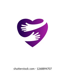 Love Care Creative logo concepts, Heart Care logo, elements and symbols, template - Vector