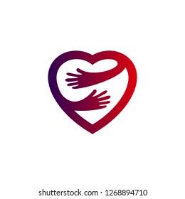 Love Care Creative logo concepts, Heart Care logo, elements and symbols, template - Vector