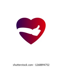 Love Care Creative logo concepts, Heart Care logo, elements and symbols, template - Vector