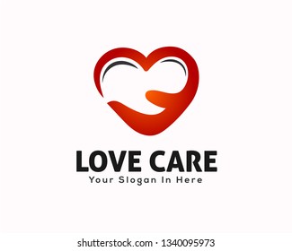 Love care logo design inspiration