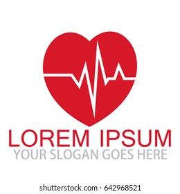 Love care vector logo