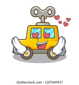 In love cartoon clockwork toy car for gift