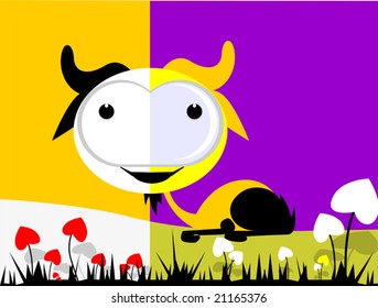  love and a cartoon deer	