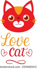 Love Cat Adorable Cat Themed Illustrations for Heartwarming Designs