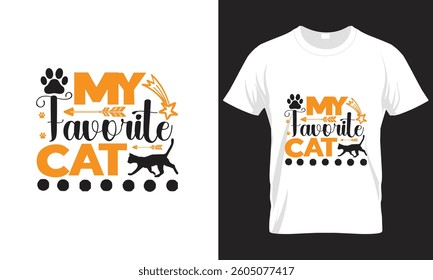 I LOVE CAT, BEST CAT T-SHIRT DESIGN 
