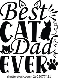 I LOVE CAT, BEST CAT T-SHIRT DESIGN 