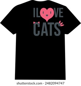 love cat , cat t shirt who loves meow meow