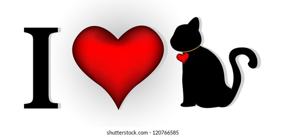 i love cat for you design
