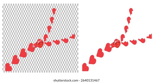 Love chain for two person new and rejoining love with her mind satisfaction and good relationship example. 