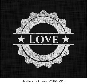 Love chalk emblem