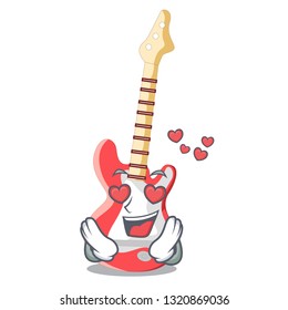 In love character electric guitar 