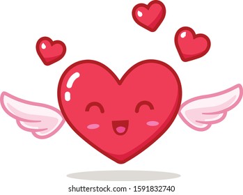 Love Character with red colour and love pop