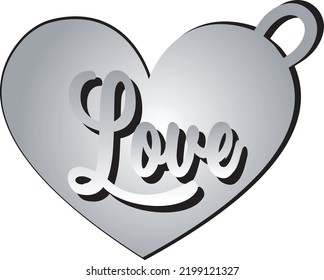 Love Charm Vector Illustration Sketch