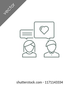 love chat icon