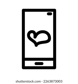 love  chat icon or logo isolated sign symbol vector illustration - high quality black style vector icons