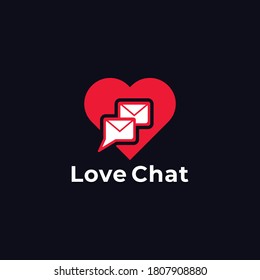 LOVE CHAT LOVELY LOGO DESIGN