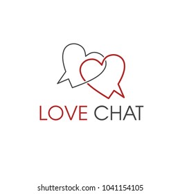 Love chat sign