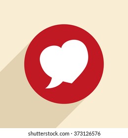 Love chat sign