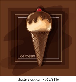 I love a chocolate ice cream