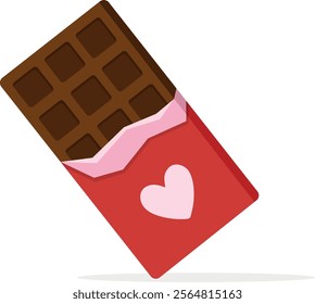 Love chocolate icon, sweet food