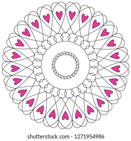 love circle ornament