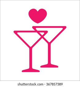 love cocktail red