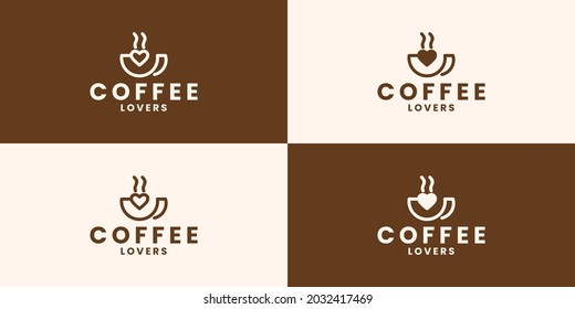 love coffe logo design restaurant