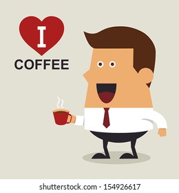 I love coffee.