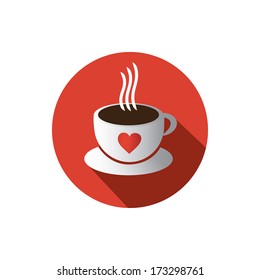 I Love Coffee - Coffee Cup Vector