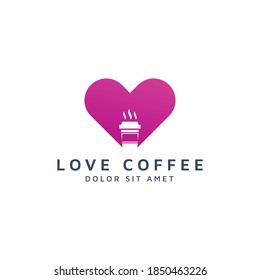 Logo-Design für Liebe und Kaffee