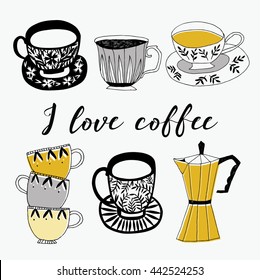 I love Coffee. Print Design