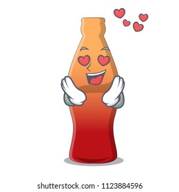 In Love Cola Bottle Jelly Candy Mascot Cartoon