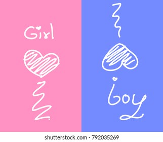 love Collection on white background, vector illustration