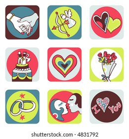 Love color icons - others of same series : http://www.shutterstock.com/lightboxes.mhtml?lightbox_id=499006