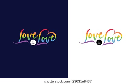 Love is Love: Colorful Design Celebrating Diversity and Equality. This design promotes the idea that everyone deserves love and respect, regardless of who they are. With a rainbow of colors and clear 