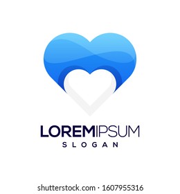 love colorful inspiration logo design