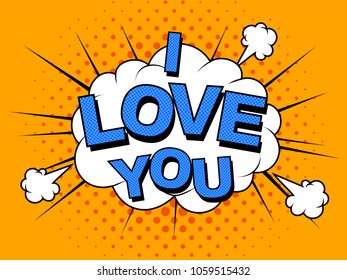 Love Comic Vector cartoon illustration explosions. Comics Boom. Symbol,sticker tag,special offer label,advertising badge. Sign banner. Comics speech bubble bang.Clouds for explosions like boom.Pop-art