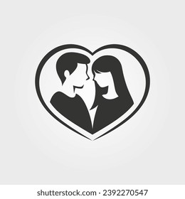 Love commitment icon - Simple Vector Illustration